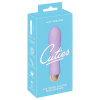 Cuties Mini - nabíjateľný, vodotesný vibrátor s drážkami (fialový)