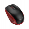 Genius NX-8006S , Myš, bezdrátová, optická, 1600dpi, 3 tlačítka, USB,tichá, černo-červená (31030024401)