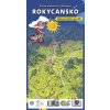 Ručně malovaná cyklomapa Rokycansko