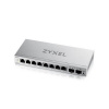 Zyxel Zyxel GS1200-10 v3, 8 Port Gigabit, 2 x SFP webmanaged Desktop Switch