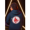 GG-God.sk Mikina Rambo Dámska Farba: Modrá (Petrol), Veľkosť: L, Grafika: Vzadu (Back)