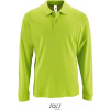 SOL'S | Perfect LSL Men, Pánske polo s dl. rukávom, zelená apple, L