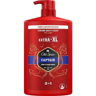 OLD SPICE Captain Shower Gel & Shampoo 3 v 1 1000 ml