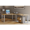 VCM VCM Rohový stôl Lona 130x130x50 U-nohy, medový dub