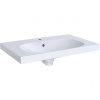 Geberit Acanto - Umývadlo 750x482 mm, otvor na batériu, s prepadom, biela 500.622.01.2