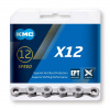 KMC Reťaz MTB KMC X12 EPT 126ČL - Strieborná