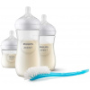 Avent Philips SCD837/12 sada 3 fľašiek Natural + kefka