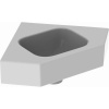 GEBERIT iCon rohové závesné umývadielko bez otvoru, bez prepadu, 460 x 330 mm, biela, 124730000