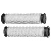 MTB gripy, OXFORD (biele/čierne, 2-komponentné, dĺžka 127 mm, 1 pár) C003-0013