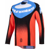 dres TECHSTAR KNIF, ALPINESTARS (oranžová/černá/modrá, vel. L)