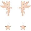 Disney set bronzových náušníc Tinker Bell S600148PL-B.CS