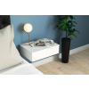 SVIT MEBLIV TAYA nocný stolík, biely lesk