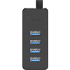 Orico W5P-030 USB na 4x USB 3.0 Hub adaptér (čierny)