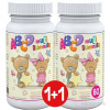 ABCD muLTi Gummies Clinical 1+1 pektínové bonbóny s malinovou príchuťou 2x60 ks