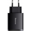 Baseus Compact Quick Charger 2U+C 30W EU Black CCXJ-E01 (CCXJ-E01)