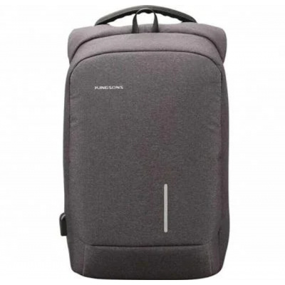 Kingsons Anti-theft Backpack Dark Grey 15.6"