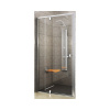 Sprchové dvere RAVAK Pivot PDOP2-110 satin + Transparent 03GD0U00Z1