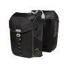 BASIL Cyklistická taška - MILES DOUBLE BAG - čierna/zelená