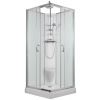 ARTTEC SMARAGD 90 x 90 cm - Termálny sprchový box model 7 číre sklo PAN01286