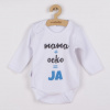NEW BABY Body s potlačou New Baby mama plus ocko rovná sa JA - 80