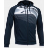 Joma Tréningová mikina SUPERNOVA II HOODIE JACKET DARK NAVY-WHITE Veľkosť: M