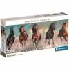 Galopujúce kone 1000 dielikové HQC panoráma puzzle 98x33cm - Clementoni