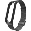 PREsmartfon Xiaomi Mi Band 3 / 4 / 5 / 6 kovový remienok čierny