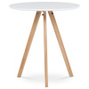 Autronic, Jedálenský stôl, okrúhly, 70cm, MDF, biela, DT-320 WT