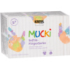 KREUL Sada jemných prstových farieb MUCKI 6 x 150 ml (Sada farieb pre deti)