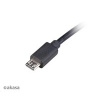 AKASA kabel USB-A 2.0 na Micro-B, napájecí kabel se switchem (pro Raspberry Pi 3 / 2 /1 / Zero), 1.5m