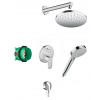 HANSGROHE Sprchový systém VERNIS BLEND s podomietkovou batériou, hlavica 205mm