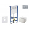 GEBERIT - Duofix Set předstěnové instalace, klozetu Gaia a sedátka softclose, tlačítko Delta01, lesklý chrom SANI11CA1136B