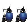 zahrada-XL Pieskové filtračné čerpadlá 2 ks 400 W 11000 l/hod 277089