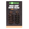 KORDA Stopery na háčik High Grip Hook Bead Large 20ks