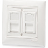 Keline zásuvkový modul pre Legrand® ValenaTM, Category 6A / Class EA systém, 2xRJ45/s, osadený s KEJ-CEA-S-10G