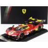 Looksmart Ferrari 499p 3.0l Turbo V6 Team Ferrari Af Corse N 50 Winner 24h Le Mans 2024 Antonio Fuoco - Miguel Molina - Nicklas Nielsen 1:43 Červená Žltá Čierna