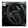 4CARS POTAH VOLANTU 37-39CM pravá koža cierny s gripom