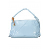 Dámska kabelka Desigual pastelovej modrej farby 45 x 28 x 12 cm