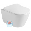 SAPHO AVVA 53cm RIMLESS WC závesné, biele, 100314