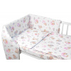 Mantinel s obliečkami Premium, 3D sada, Dreams Koala - ružová, 135x100 cm Baby Nellys