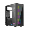 Puzdro pre počítač Gembird Fornax 500 ARGB Midi Tower ATX Okno čierne (CCC-FC-500)