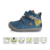 D.D.Step kožené topánky 070 Barefoot hrdina - bermuda blue Veľkosť-obuvi: 20