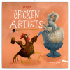 NOTIQUE Grid kalendár Chicken Artists 2027, 30 x 30 cm