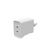 Power Adapter GaN USB-C Dual 70W White (409919998)