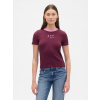 GAP Crop tričko s logom Červená XS Červená Červená