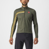 Pánsky dres Castelli 22500 UNLIMITED THERMAL 075 vojenská zelená -M