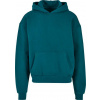 BUILD YOUR BRAND BY 162 / Pánska mikina s kapucňou z ťažkej bavlny - retro green XXXL