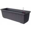 Plastia truhlík samozavlažovací Siesta LUX - anthracite 40 cm