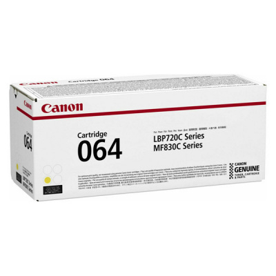 Canon originál toner 064 Y, yellow, 5000str., 4931C001, Canon i-SENSYS MF832Cdw, O