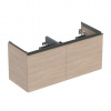 Geberit Acanto Umývadlová skrinka, 118x54x48 cm, 2 zásuvky, dub 503.007.JH.1